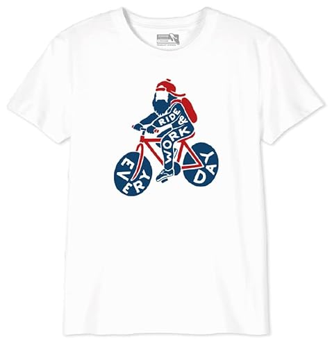 Fédération française de cyclisme Jungen Boffcycts007 T-Shirt, weiß, 10 Jahre von Fédération française de cyclisme