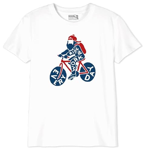 Fédération française de cyclisme Jungen Boffcycts007 T-Shirt, weiß, 12 Jahre von Fédération française de cyclisme