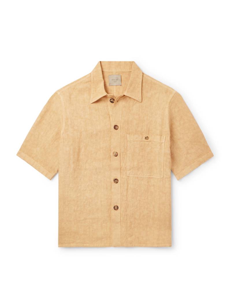 Federico Curradi - Linen Shirt - Men - Neutrals - L von Federico Curradi