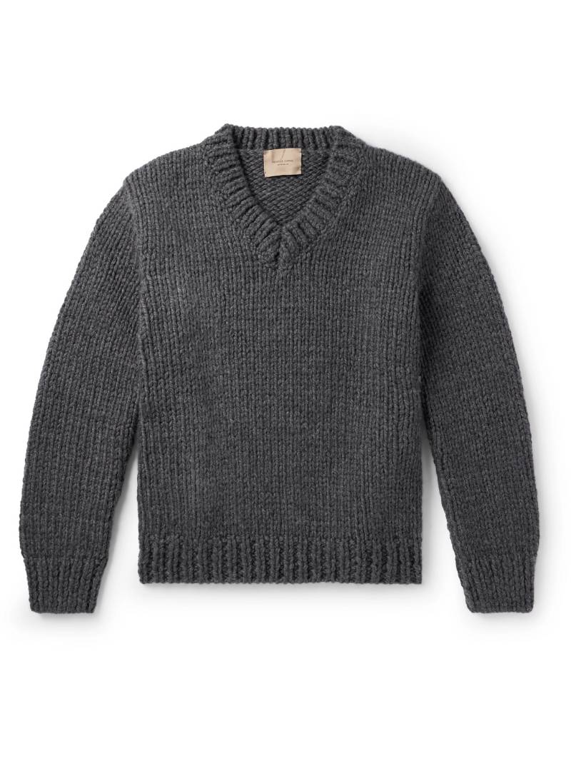 Federico Curradi - Loira Wool Sweater - Men - Gray - M von Federico Curradi