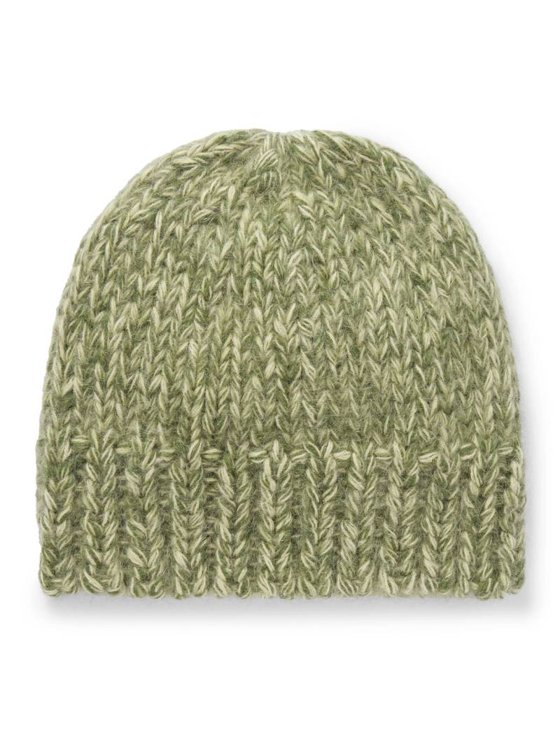 Federico Curradi - Wool-Blend Beanie - Men - Green von Federico Curradi