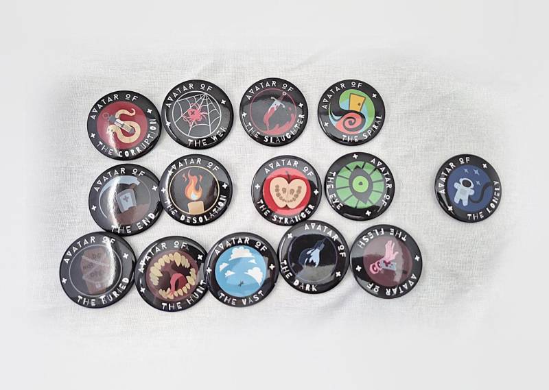 The Magnus Archives Entitäten Buttons von crypticat