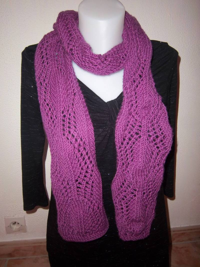 100 % Merinowolle Offener Schal von Feedelaine