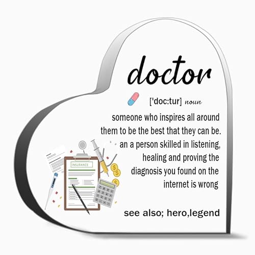 Doctor Someone Who Inspires All Around Appreciation Gifts For Women Men Thank You Acrylic Heart Shaped 9.9 X 3.9 Inch Heartwarming Student Teacher Gifts Doctor Someone Who Inspires All Around Appreciation Gifts For Women Men Thank You Acrylic Heart Shaped 9.9 X 3.9 Inch Heartwarming Student Teacher Gifts von Feehiget