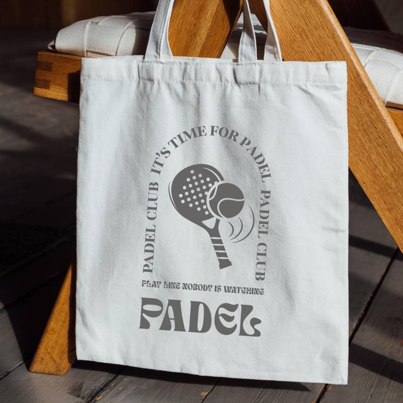 Baumwolltasche Padel Club Baumwolltasche Padel Club von FeelCozyClothing