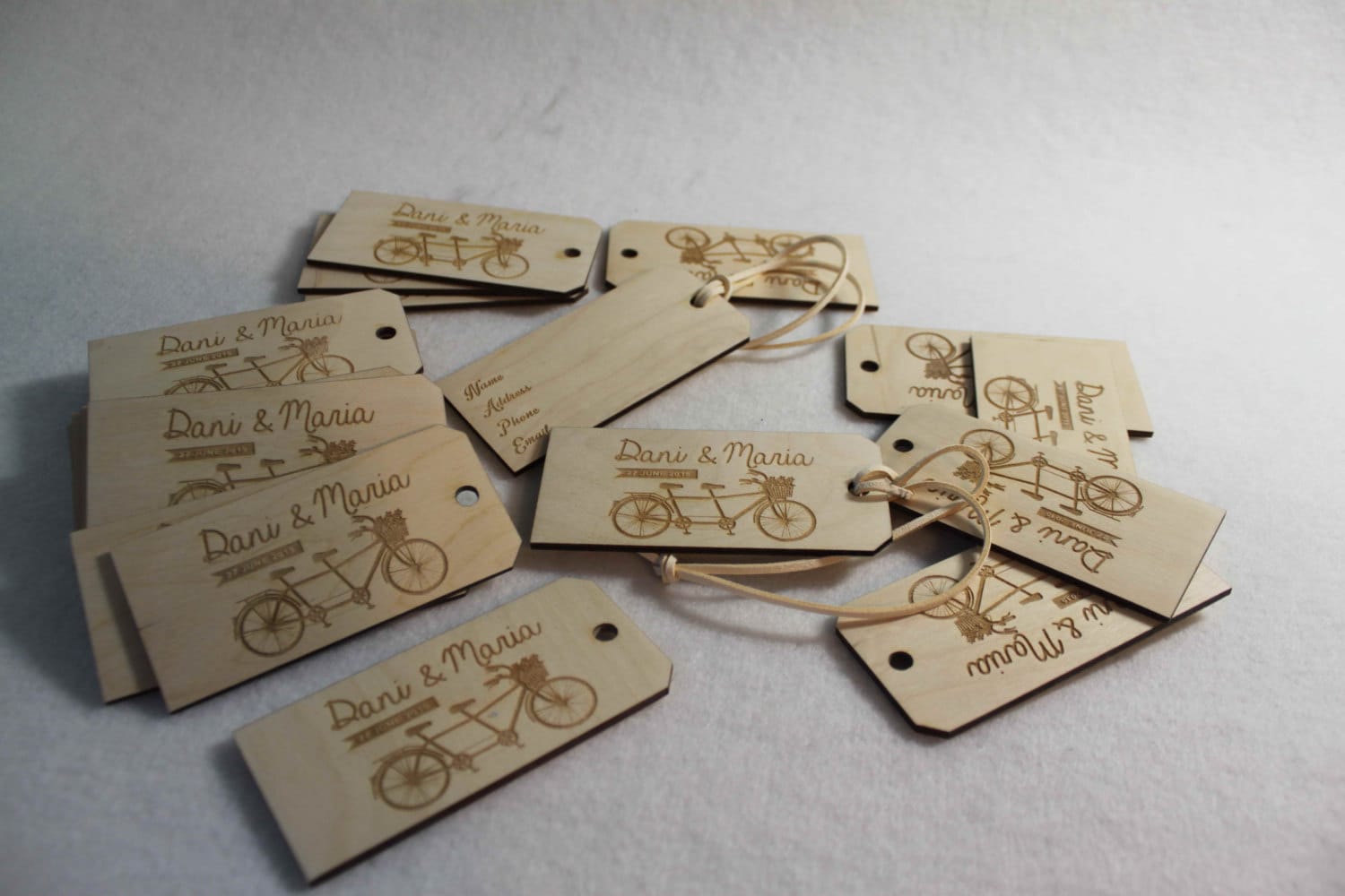 "2-Wege-Etiketten - "Weaver" Hochzeitsgepäck Anhänger, 2 Stück -" "2-Wege-Etiketten - "Weaver" Hochzeitsgepäck Anhänger, 2 Stück -" von FeelMyCraft