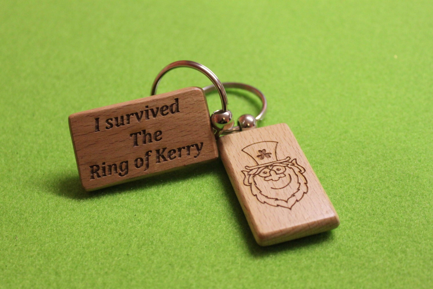 Benutzerdefinierte Ring Von Kerry Keychain Made in Irish Hölzern Eire von FeelMyCraft