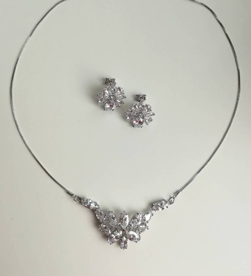 Brautschmuckset "Zirkonia" Brautschmuckset "Zirkonia" von FeelUniqueJewelry