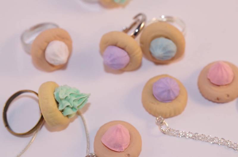Gefrorener Edelstein Ring Pastel Candy Essen Schmuck Gefrorener Edelstein Ring Pastel Candy Essen Schmuck von FeelmoreloveBoutique