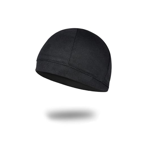 Feelorna Fahrradmütze Unter Helm, Leichte Winddichte Running Beanie Atmungsaktiv Elastisch Beanie Mütze Multifunktionale Sportmütze für Damen Herren von Feelorna