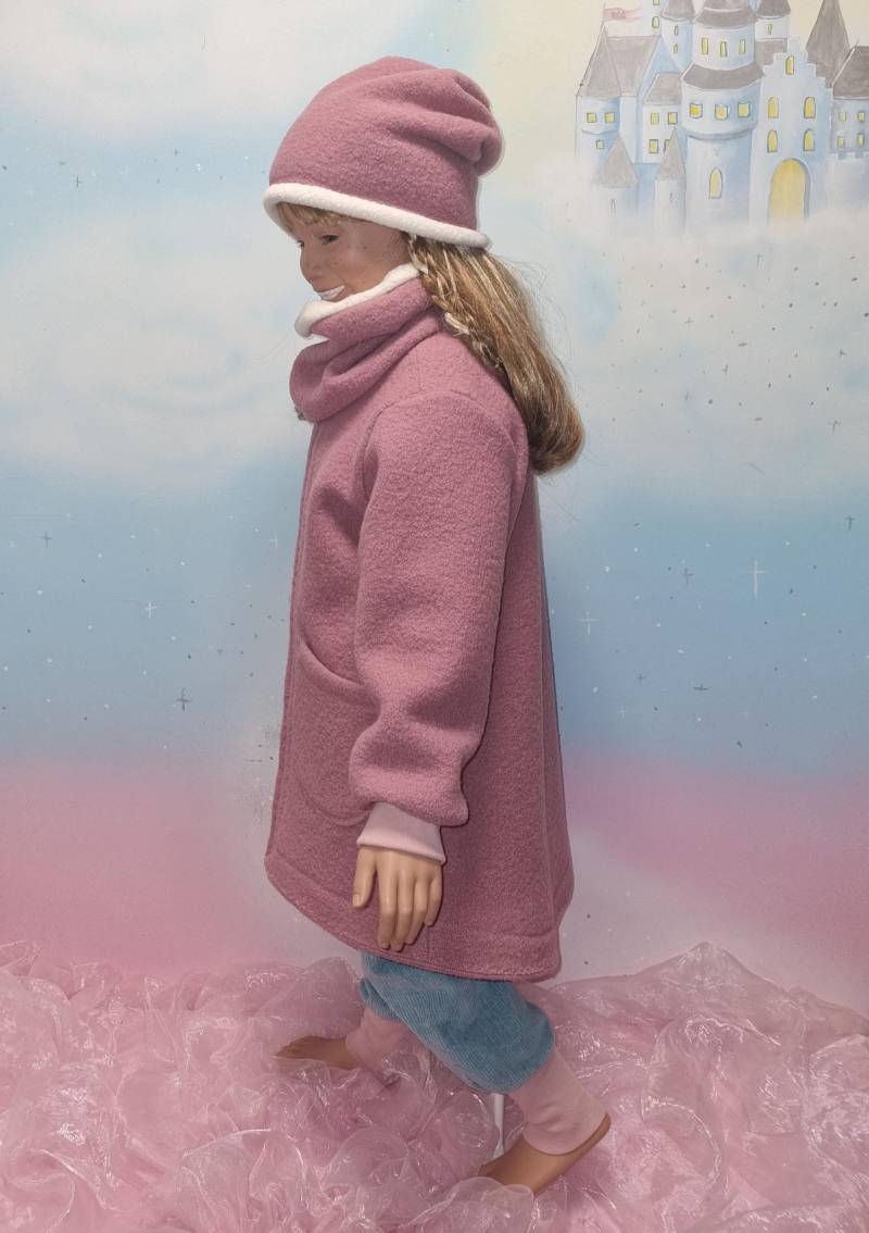 2Teile 100% Woll Walk Mantel Individuell Gestalten Wunschfarbe Rosa Gr.86-140 Winter Jacke Loop Schurwolle Unikat Feenkleiddesign 2Teile 100% Woll Walk Mantel Individuell Gestalten Wunschfarbe Rosa Gr.86-140 Winter Jacke Loop Schurwolle Unikat Feenkleiddesign von FeenkleidDesign2020