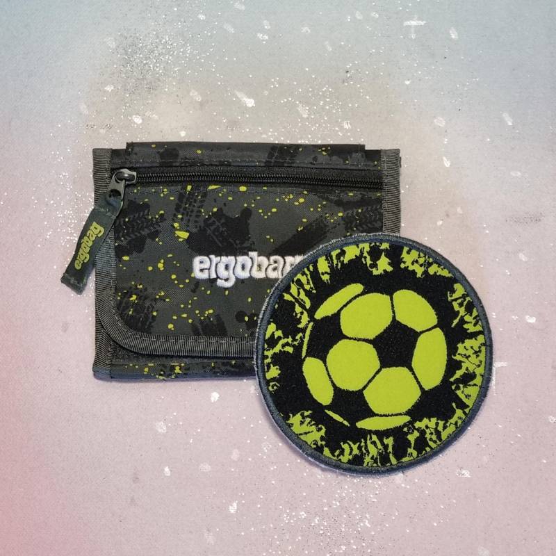 Klettie Patch 10, 5cm Fußball Wunsch Für Magnet Schwarz Grün Schulranzen Applikation Schultüte Einschulung Feenkleiddesign von FeenkleidDesign2020