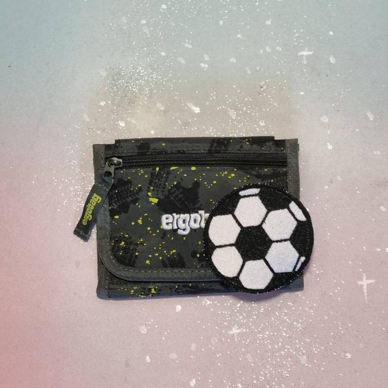 Klettie Patch 7, 5cm Fußball Schulkind Wunsch Für Magnet Schwarz Weiß Schulranzen Applikation Schultüte Einschulung Feenkleiddesign von FeenkleidDesign2020