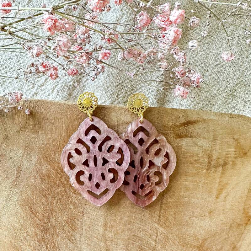 Barock Resin Ohrringe "Kate" von Feenmanufaktur