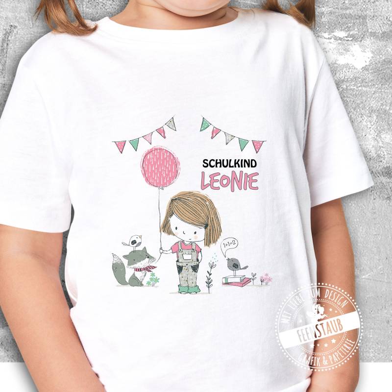 Bügelbild Einschulung Schulstart, Endlich Ein Schulkind, Bügelfolie Personalisierbar Name Für Mädchen Rosa, Geschenk Zum Schulbeginn Bügelbild Einschulung Schulstart, Endlich Ein Schulkind, Bügelfolie Personalisierbar Name Für Mädchen Rosa, Geschenk Zum Schulbeginn von FeenstaubHandmade