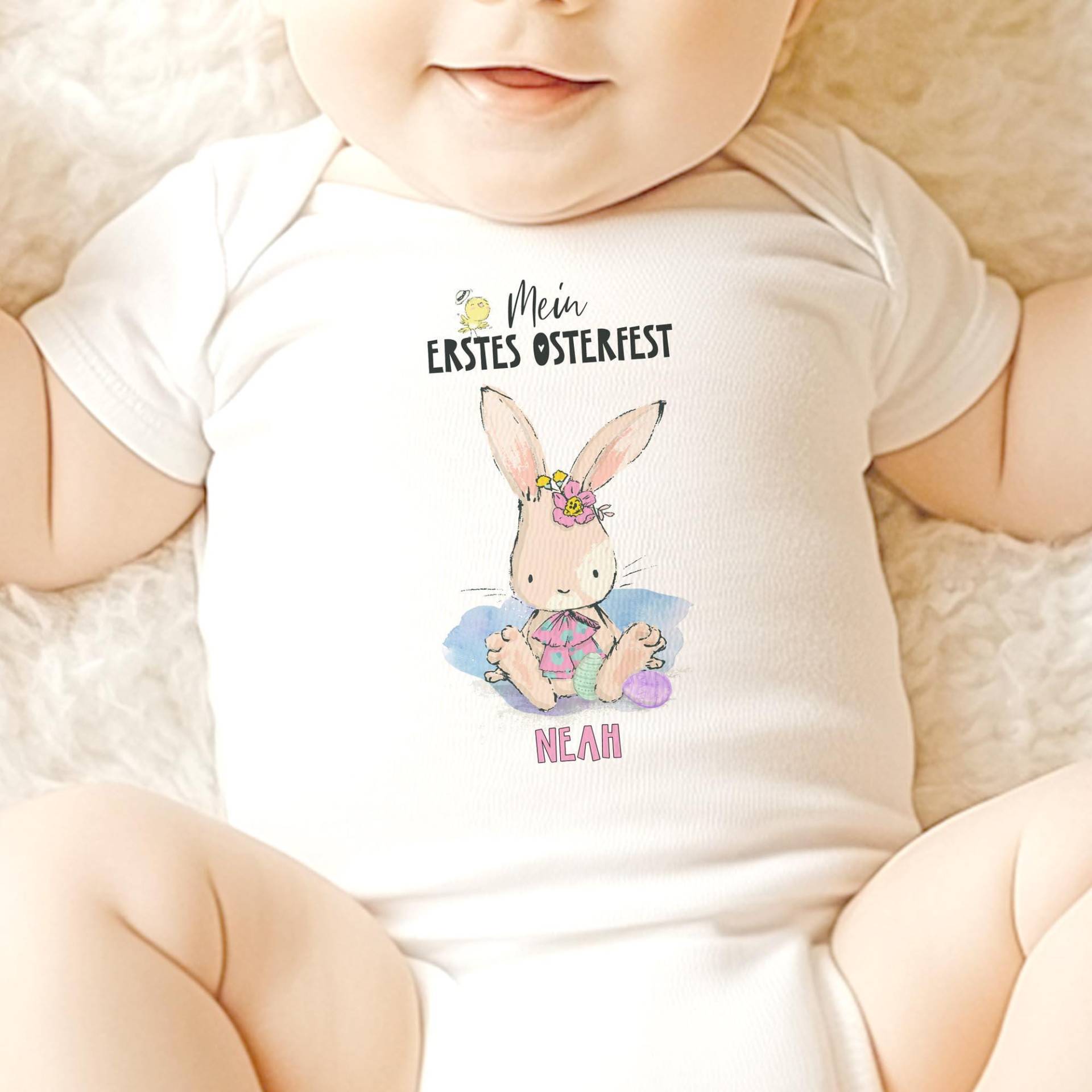 Ostern Bügelbild Personalisierbar | Mein Erstes Osterfest Bügelfolie Mit Osterhasen Und Namen Erinnerung Für Babys Ostern Bügelbild Personalisierbar | Mein Erstes Osterfest Bügelfolie Mit Osterhasen Und Namen Erinnerung Für Babys von FeenstaubHandmade