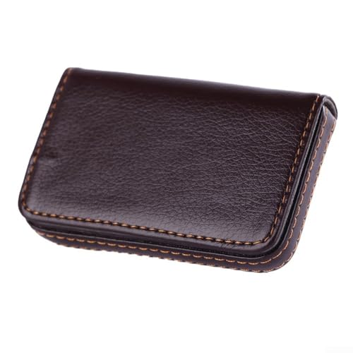 Feeshoppher Schlankes und elegantes Kartenetui aus PU-Leder, passt perfekt in die Hosentasche oder Handtasche, braun Feeshoppher Schlankes und elegantes Kartenetui aus PU-Leder, passt perfekt in die Hosentasche oder Handtasche, braun von Feeshoppher