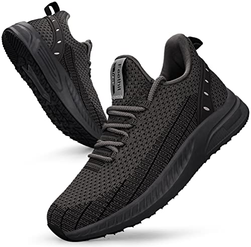 Feethit Damen Laufschuhe Turnschuhe Sportschuhe Sneaker Leichtgewichts Atmungsaktiv Gummisohlen Dunkelgrau 36 von Feethit