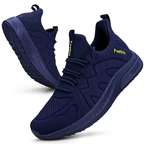 Feethit Turnschuhe Damen Leichtgewichts Atmungsaktiv Sportschuhe Sneaker Blau 38 von Feethit