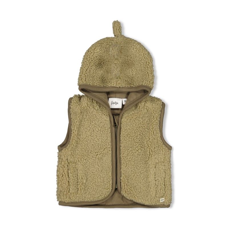 Bodywärmer Junge green / Feetje Rawrsome Dino mit Kapuze von Feetje