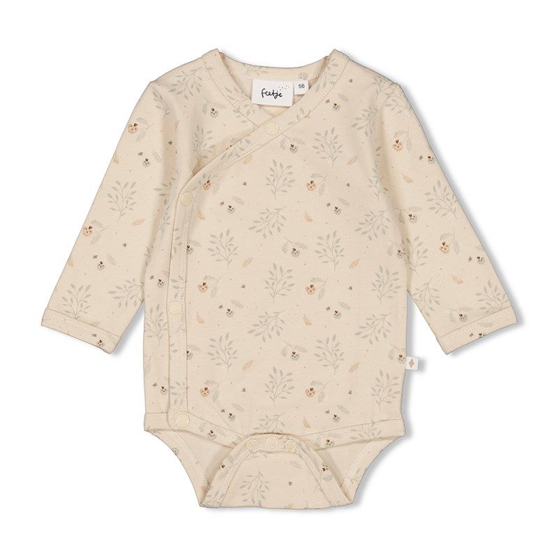 Feetje Autumn Sweetness Junge Baby Body Wickelbody sand von Feetje