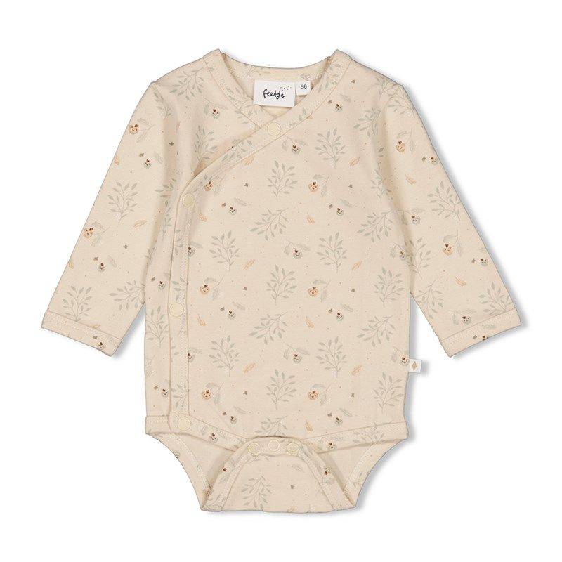 Feetje Autumn Sweetness Junge Baby Body Wickelbody sand von Feetje