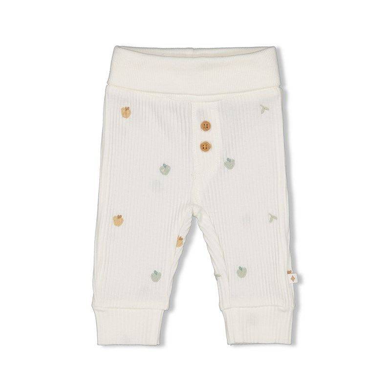 Feetje Autumn Sweetness Junge Baby Gerippte Hose offwhite von Feetje