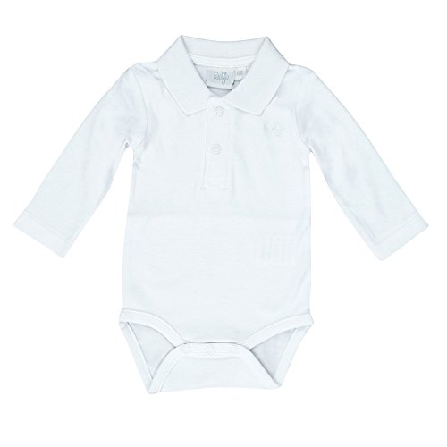 Feetje Baby-Body mit Polokragen 502.057 Gr. 56, weiß (550) von Feetje