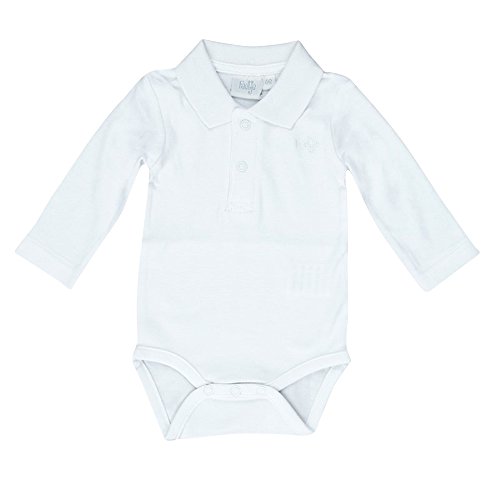 Feetje Baby-Body mit Polokragen 502.057 Gr. 86, weiß (550), Farbe:weiß 550, Größe:68 von Feetje