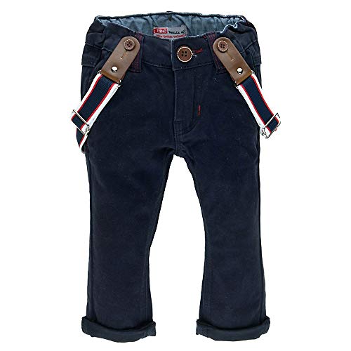 Feetje Baby-Jungen Baumwollhose Klassische Twill Hose mit Hosenträgern, Farbe:Marine, Größe:104 von Feetje