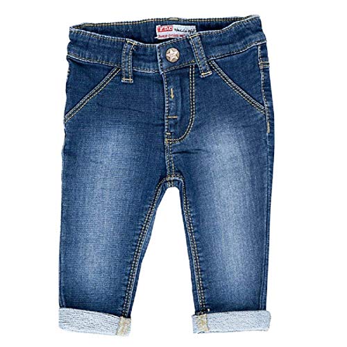 Feetje Baby-Jungen Hose Jeans Jogg.Denim 522.00519, Light Denim 950, Gr.86, Farbe:Blau (Light Denim 950), Größe:68 von Feetje