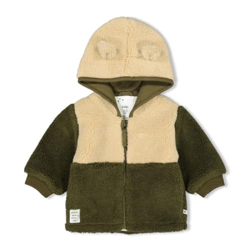 Feetje Baby Jungen Kuscheljacke/Jacke mit Kaputze 0313 in army, Kleidergröße:86, Farbe:Army von Feetje