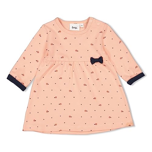 Feetje Baby Mädchen Kleid AOP - Let Love Grow, Rosa, 68 von Feetje