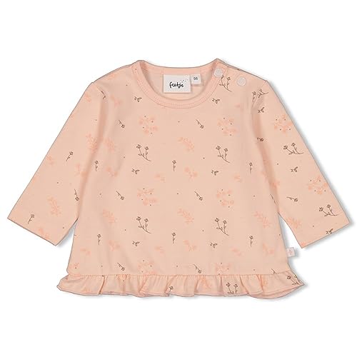 Feetje Baby Mädchen - Longsleeve AOP - Moonlight Flowers, Rosa, 74 von Feetje