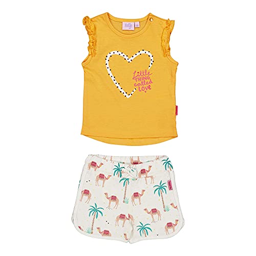 Feetje Baby-Mädchen zweiteiliges Set T-Shirt und Little Thing Called Love II, gelb-Natur von Feetje