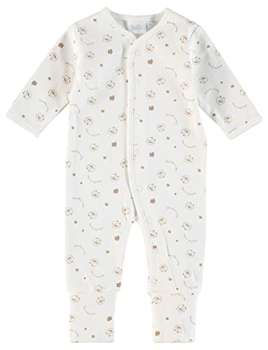 Feetje Baby Overall mit Alloverprint und Klappfuß, Beige (Natur 600), 62 von Feetje