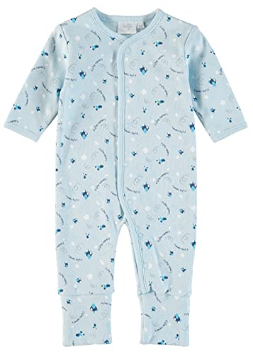 Feetje Baby Overall mit Alloverprint und Klappfuß, hellblau (Blue 077), 74 von Feetje