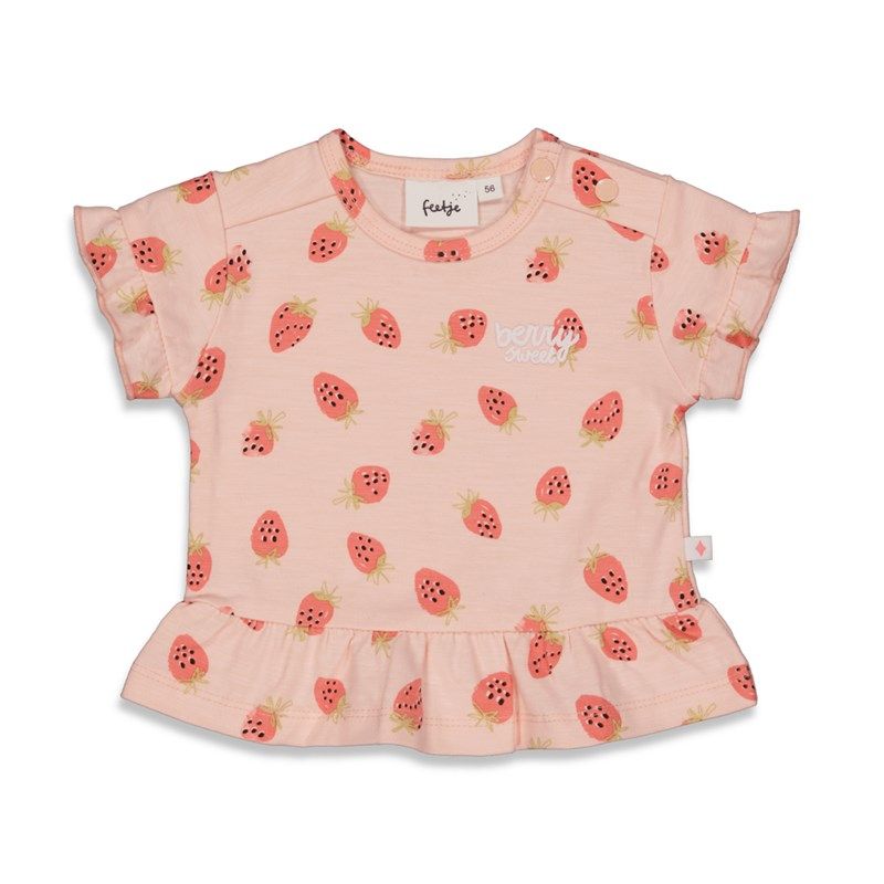 Feetje - Berry sweet T-Shirt Mädchen pink von Feetje