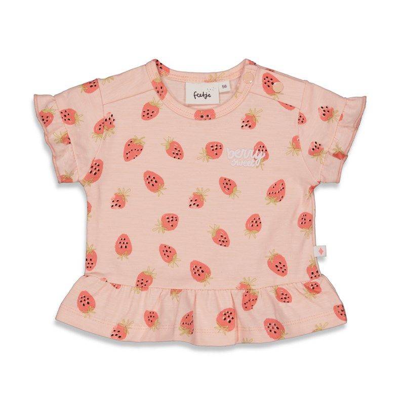 Feetje - Berry sweet T-Shirt Mädchen pink von Feetje