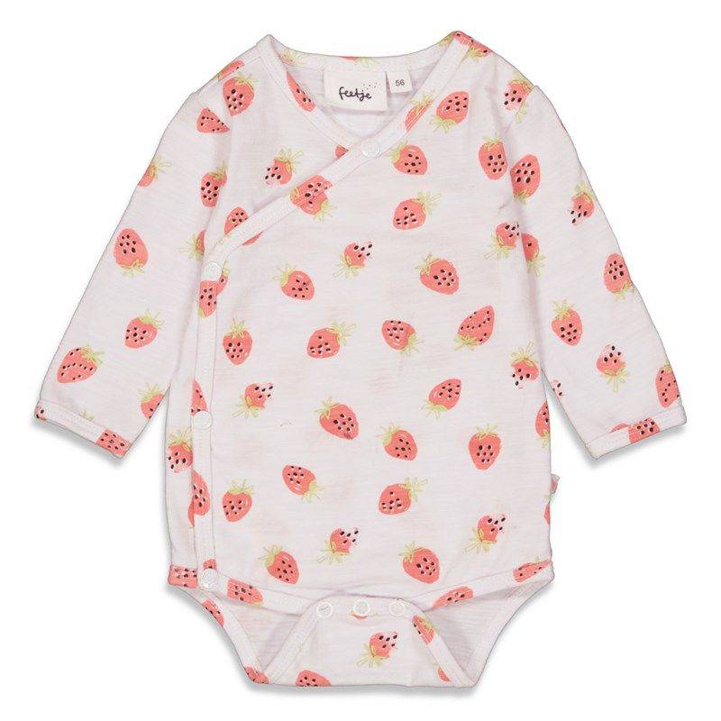 Feetje - Berry sweet Wickelbody Mädchen weiss von Feetje
