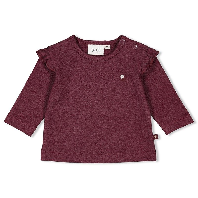 Feetje Blooming Meadow Longsleeve Mädchen wine melange von Feetje
