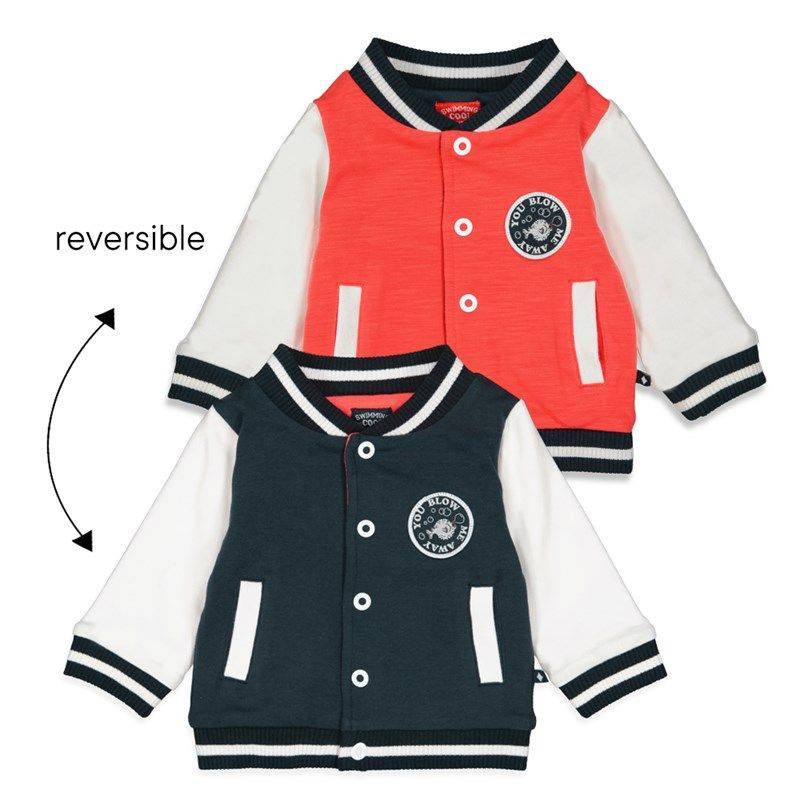 Feetje Blub club Wendejacke Junge Sommer navy rot von Feetje