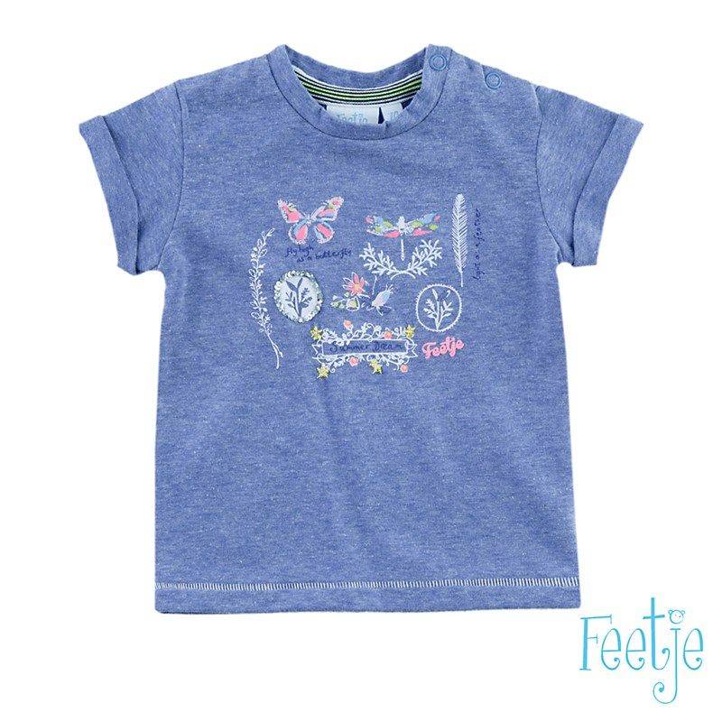 Feetje Breeze T-Shirt blue melange von Feetje