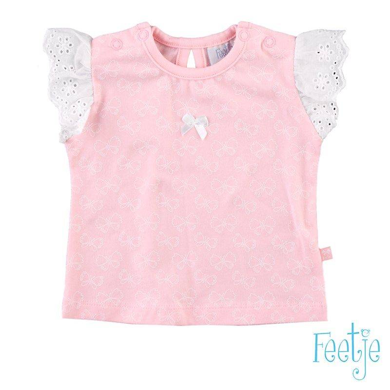 Feetje Butterfly T-Shirt rosa von Feetje