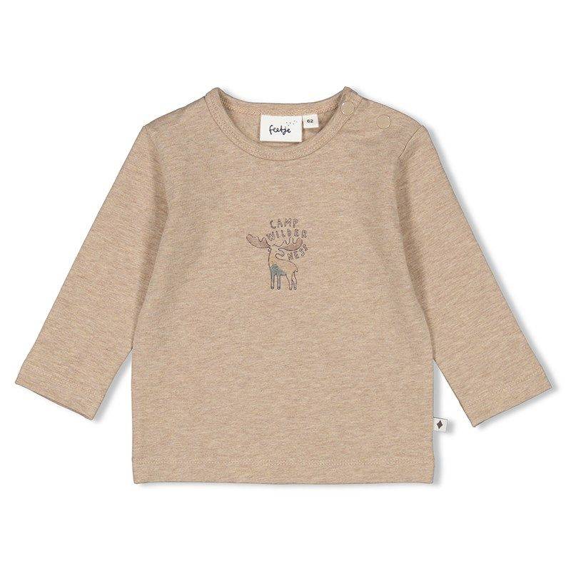 Feetje Camp wilderness Longsleeve Junge taupe melange Winter von Feetje