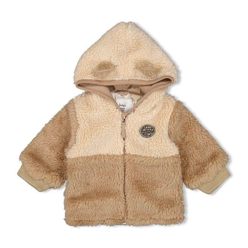 Feetje Camp wilderness Teddy Jacke Junge warm taupe von Feetje