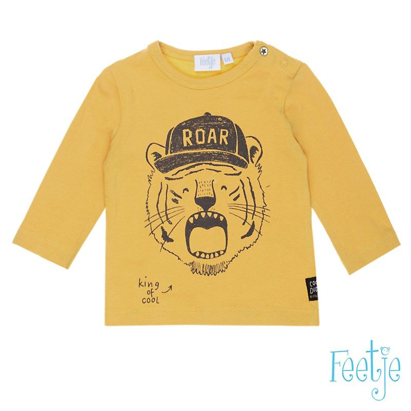 Feetje Cool Dude Shirt gelb von Feetje