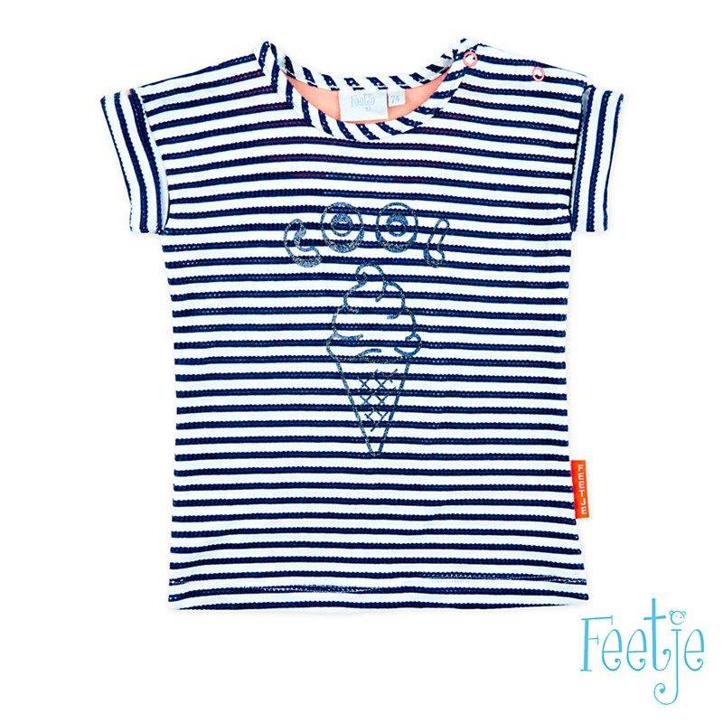 Feetje Easy T-Shirt Mädchen navy von Feetje
