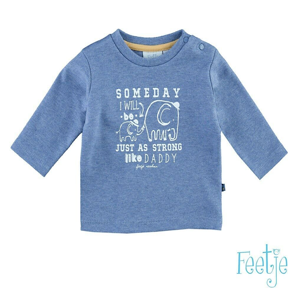 Feetje Elephants Shirt blue melange von Feetje