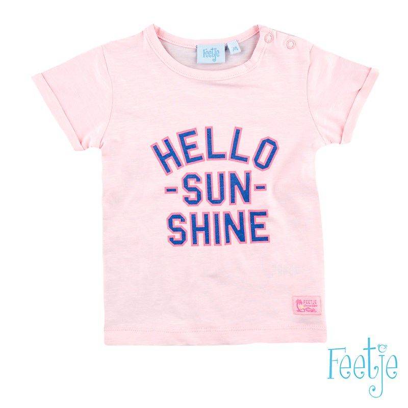 Feetje Exotic T-Shirt Hello Sunshine Mädchen rosa von Feetje